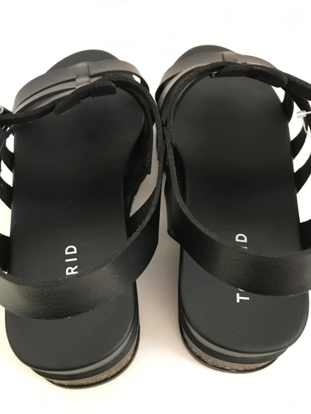 TORRID Fisherman Platform Sandals Extra Wide Width Black Women’s Size 10 WW